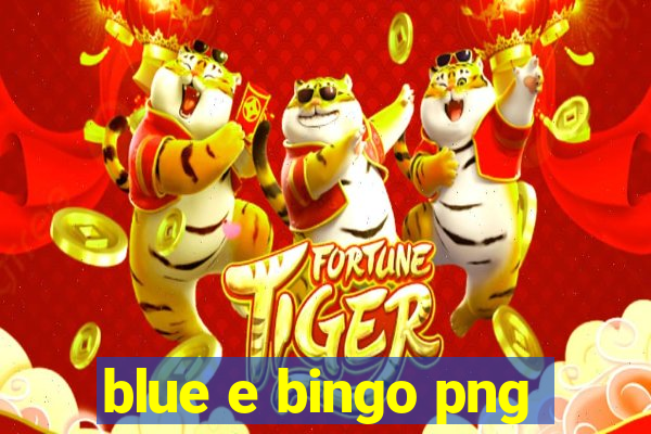 blue e bingo png